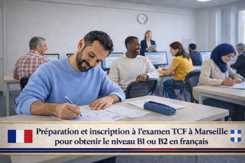 Examen TCF à Marseille Sidji formation