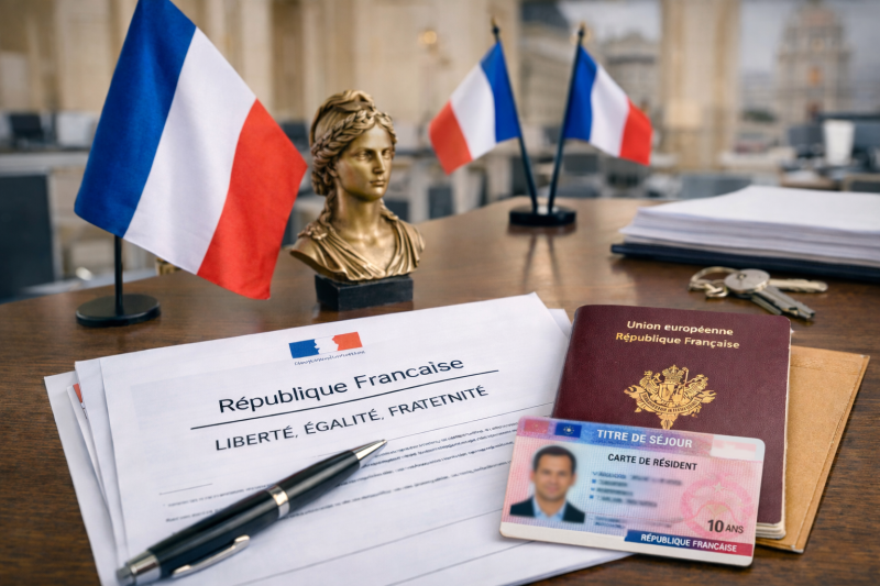 Examen civique et démarches administratives : nationalité française, carte de résident et titre de séjour